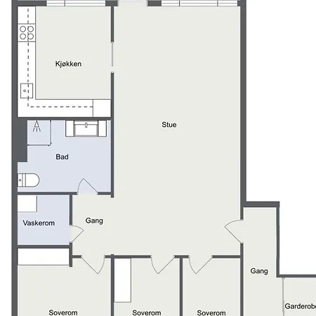 شقة Bright Top-floor With Panoramic Views Near Ons ستافانجر